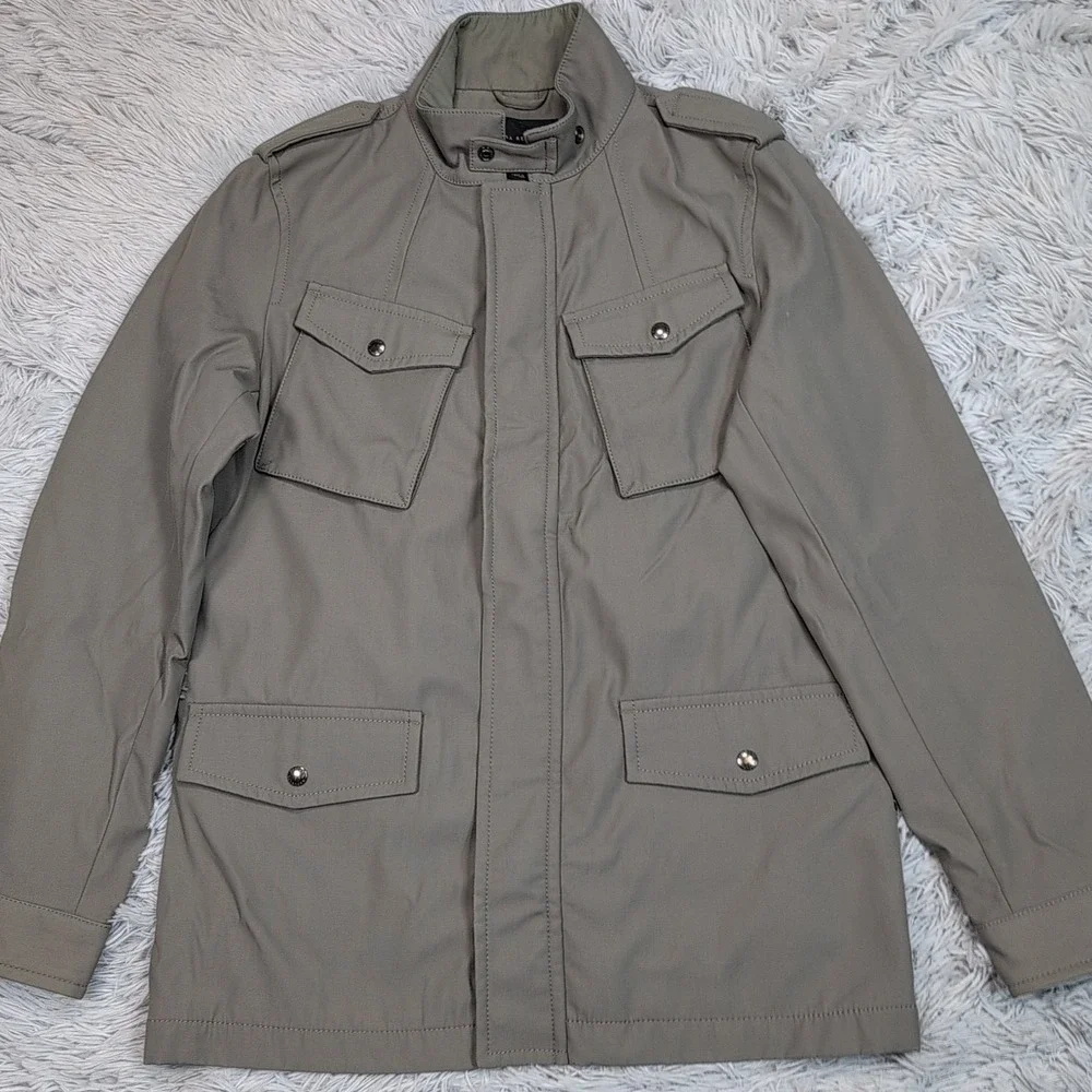 Banana Republic Jacket Mens S Business Coat Zip Up Preppy Pockets Comfort